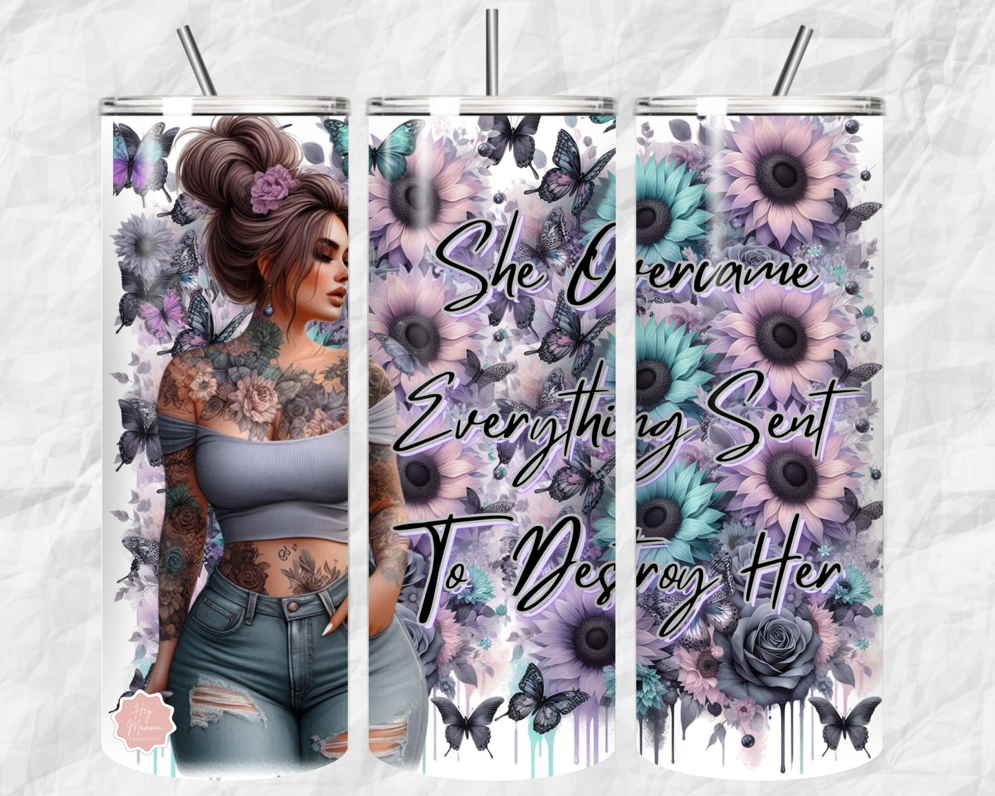 She Overcame Everything 20oz Insulated Tumbler