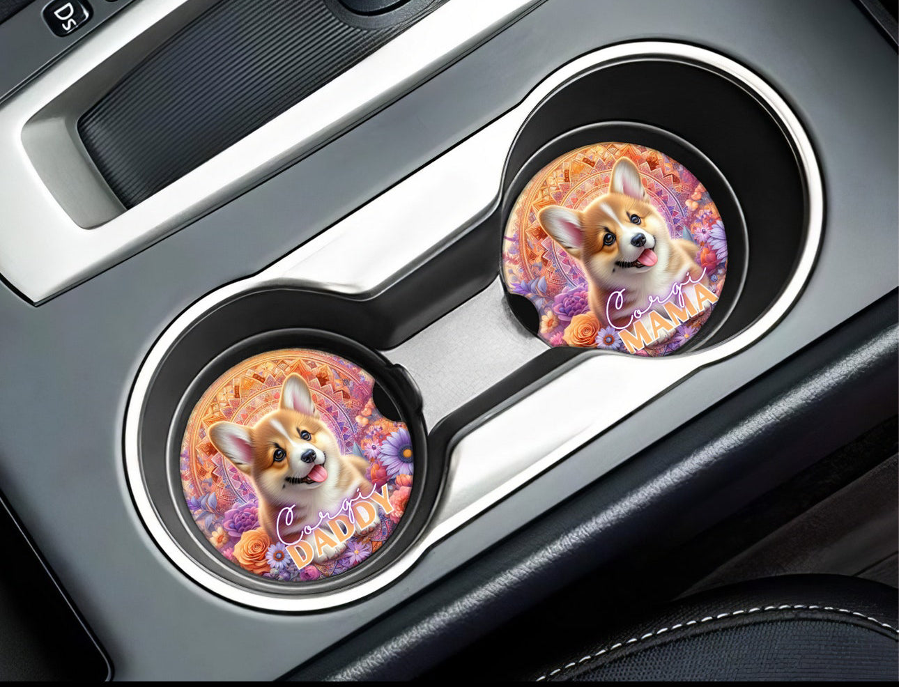 Dog Car Coasters