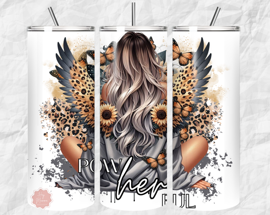 PowHERful 20oz Insulated Tumbler